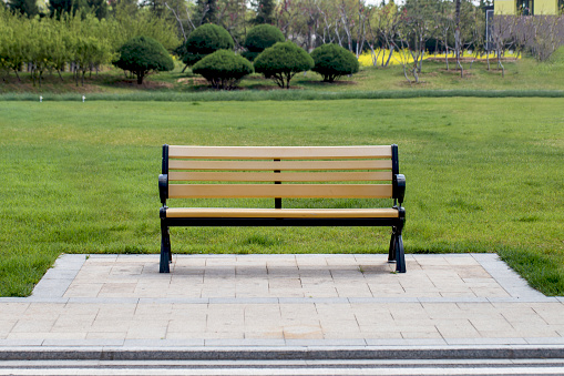 Sit on a park bench and feel the peace
