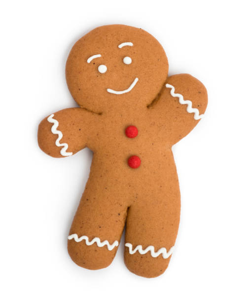 istock Gingerbread cookie hero classic isolated on white background 1287210316