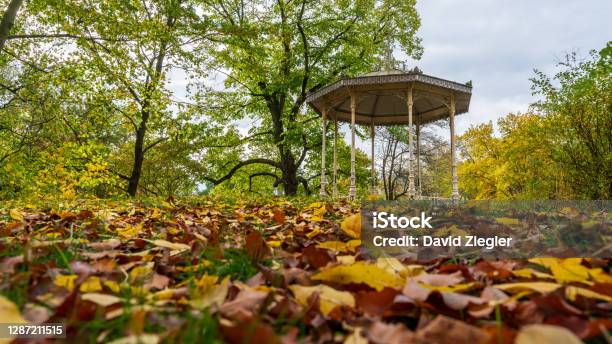 Pavilion At The Palmengarten In Leipzig Stock Photo - Download Image Now - Autumn, Color Image, Germany