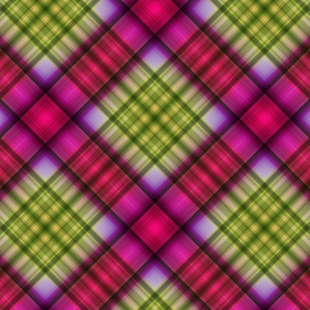 istock Plaid diagonal Pattern. Tartan colorful Background. Raster illustration. 1287211886