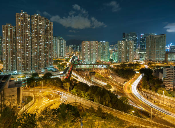 dzielnica mieszkalna miasta hong kong - lee street station zdjęcia i obrazy z banku zdjęć