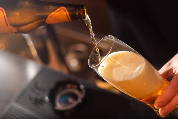 istock tasty craft beer on bar table 1287217126