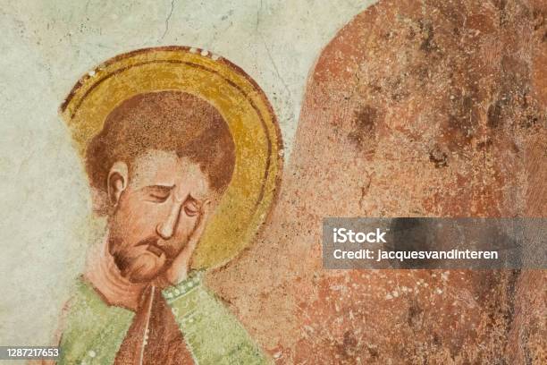 The Saint Nicholas Church In Bichl Near Matrei Which Has Beautiful Medieval Frescoes Stock Photo - Download Image Now