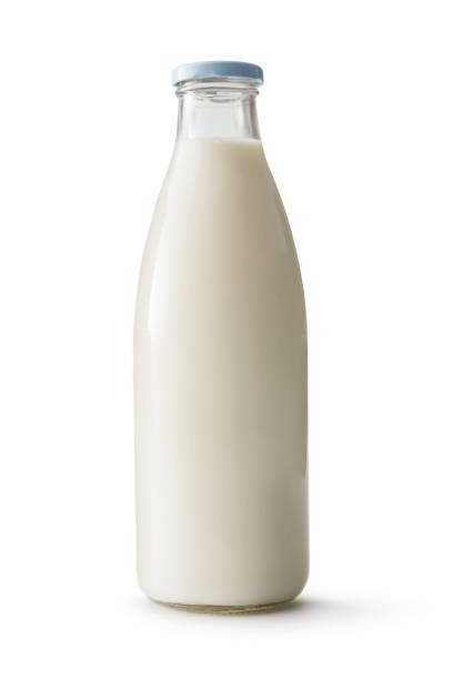 istock Drinks: Bottle of Milk Isolated on White Background 1287218557
