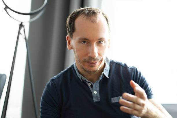 istock Video Conference Webinar Portrait Of Man 1287219013
