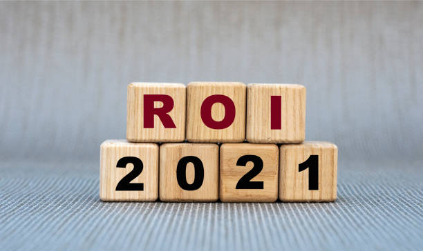 istock ROI 2021 - word on wooden cubes on a gray background 1287220246