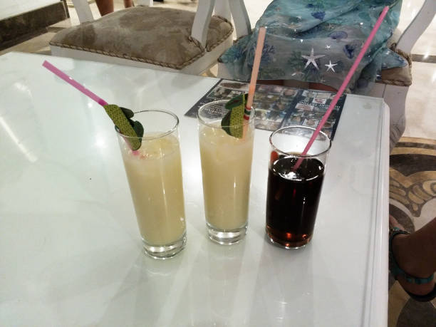 istock Three cocktails are on the table 1287222031