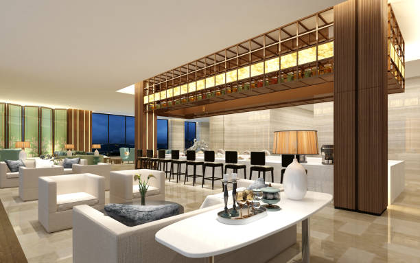 istock 3D render of cafetaria and restaurant 1287223028