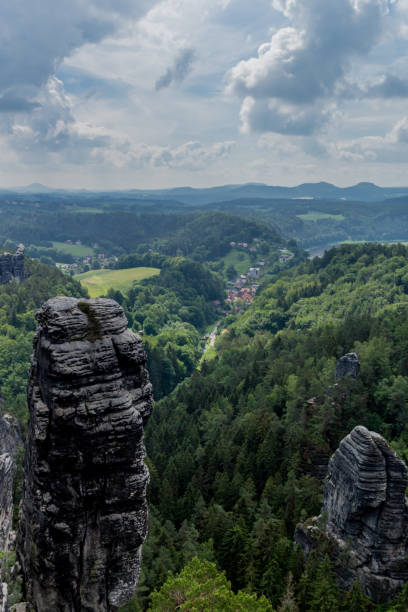 istock Exploration tour through the saxon switzerland on diffenrent Places - Saxony/Germany 1287223693