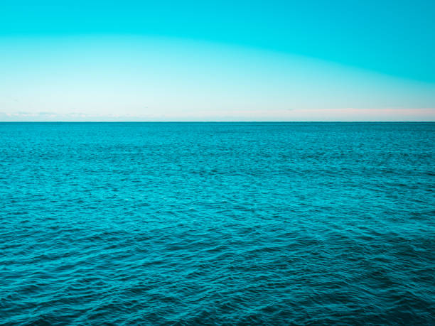 istock Tranquil Turquoise Blue Water Seascape 1287224318