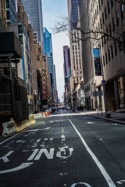 istock Empty New York City street 1287225823