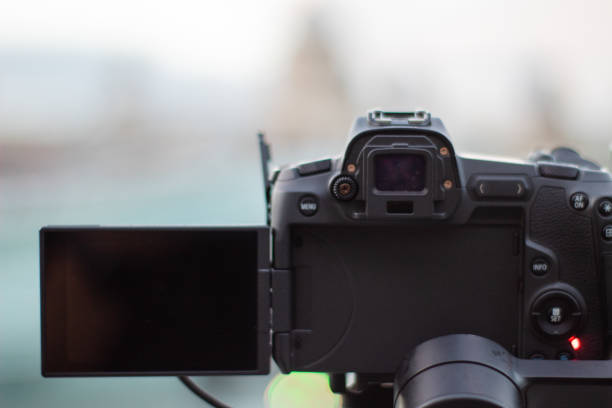 istock Camera overlooking the blurry Millennium Bridge and St Paul Cathedral 1287230045