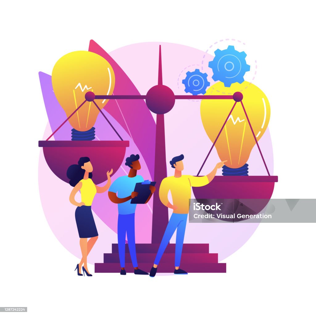 Brainstorming Abstract Brainstorming Abstract Concept Vector Illustration Stock Illustration ...