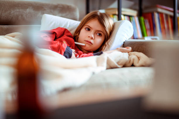 istock Girl get virus 1287242664