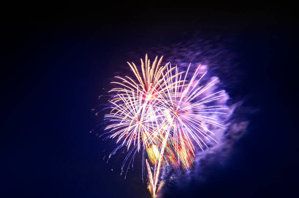 istock celebration happy new year and merry christmas firework isolated on black isolated background 1287246308