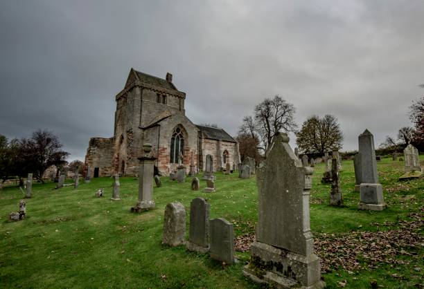 istock Crichton Collegiate Church & Cemetery: Lower View. 1287248637