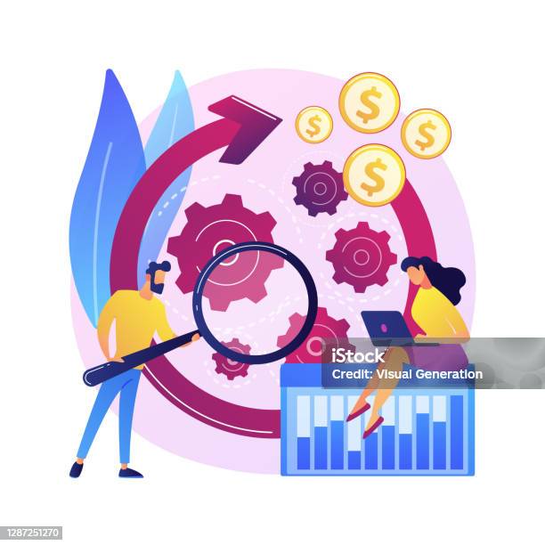 Workflow Process Vector Workflow Process Abstract Concept Vector Illustration Stock ...