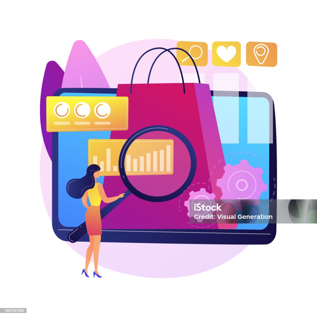 Market Study Vector Image Market Research Studies Abstract Concept Vector Illustration Stock ...