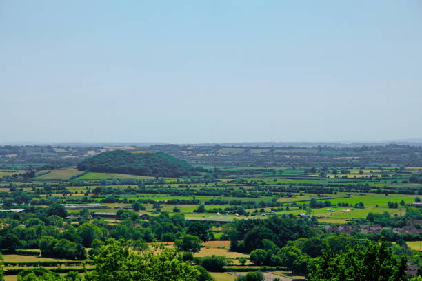 Cheddar Gorge on a sunny day, England Jacob's Ladder track in Cheddar Gorge cheddar gorge stock pictures, royalty-free photos & images