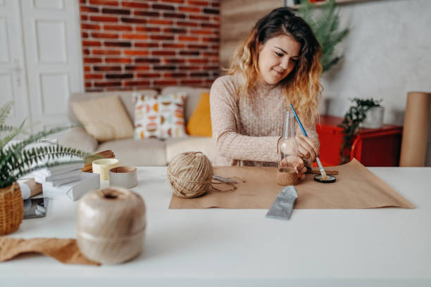 istock Woman working at home 1287256096