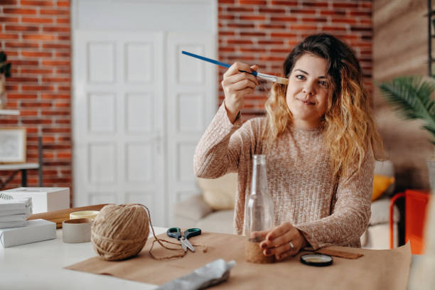 istock Woman working at home 1287257920
