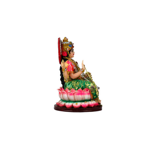 istock Hindu goddess Lakshmi on a white background 1287258719