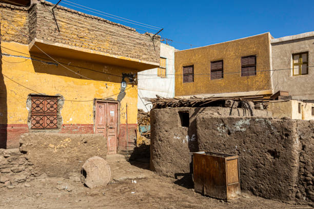street in the slums ghetto of Swakopmund, Namibia, Africa