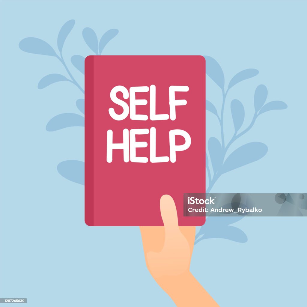 Self Help Vector Self Help Book Health And Psychological Problems Solving Stock ...
