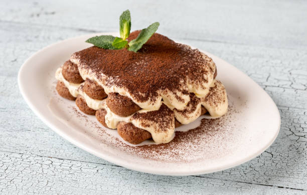 istock Portion of tiramisu 1287265792