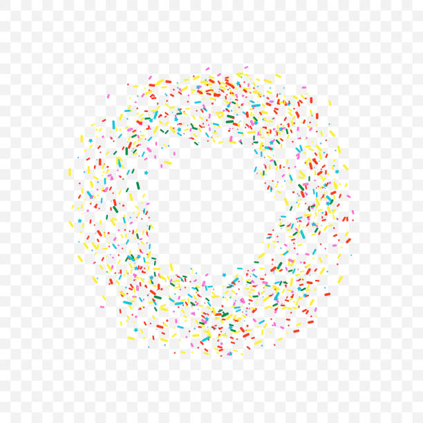 ilustrações de stock, clip art, desenhos animados e ícones de sprinkles grainy - sprinkles