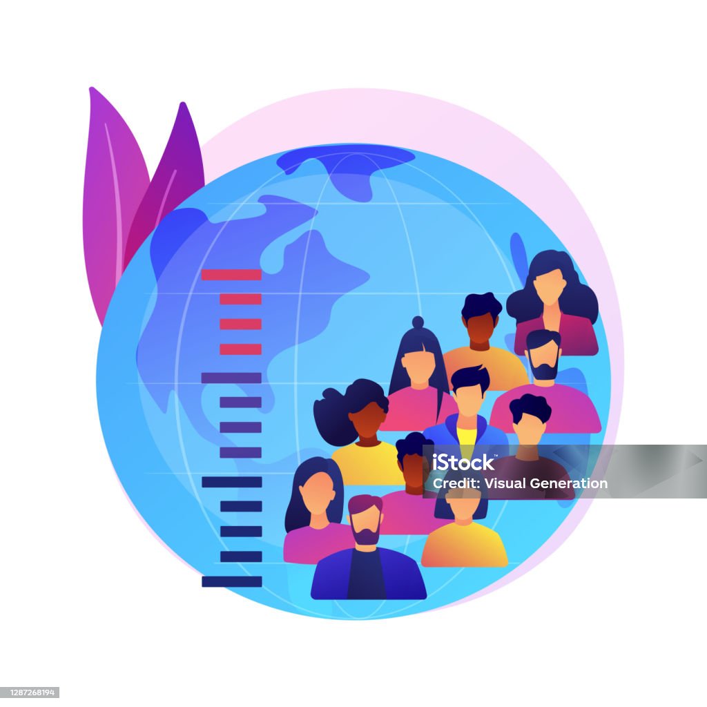 Overpopulation Abstract Overpopulation Abstract Concept Vector Illustration Stock Illustration ...