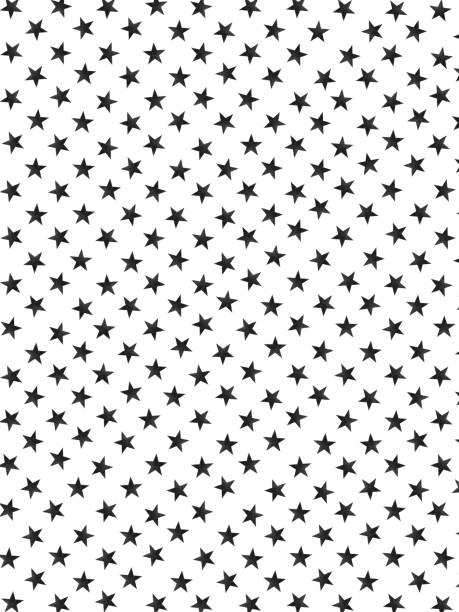 wzór gwiazdy - star pattern stock illustrations