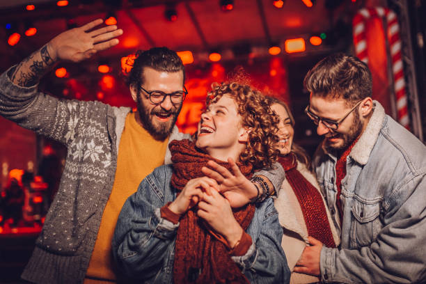 istock Outdoor winter party 1287269813