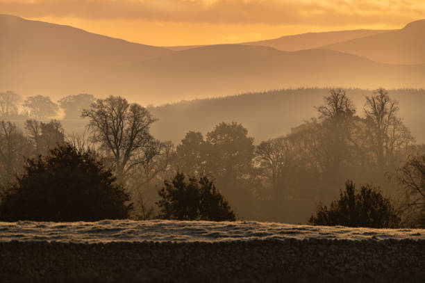 istock Early Morning mist in the hills. 1287272268