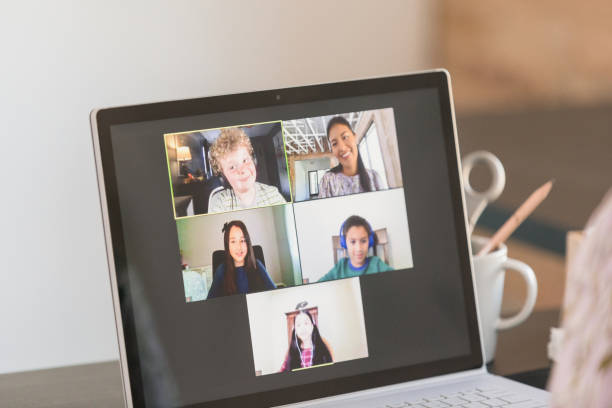 istock Students attend elementary school via video conferencing during COVID-19 1287276075