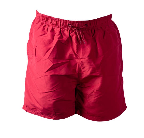 istock shorts isolated on white background .sport pants 1287281882