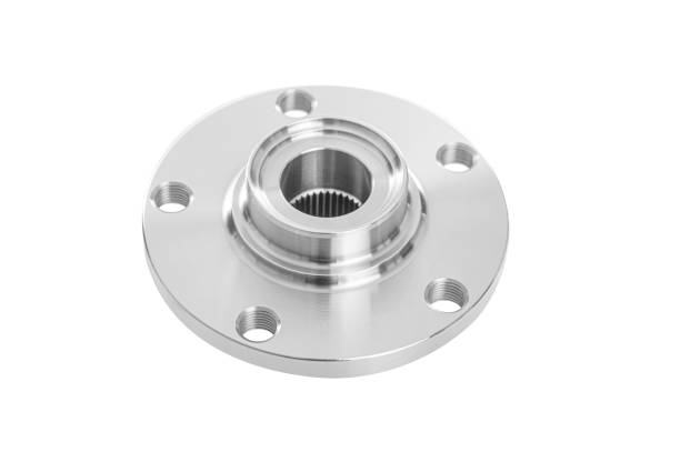 istock Car wheel hub isolated on white background 1287284470