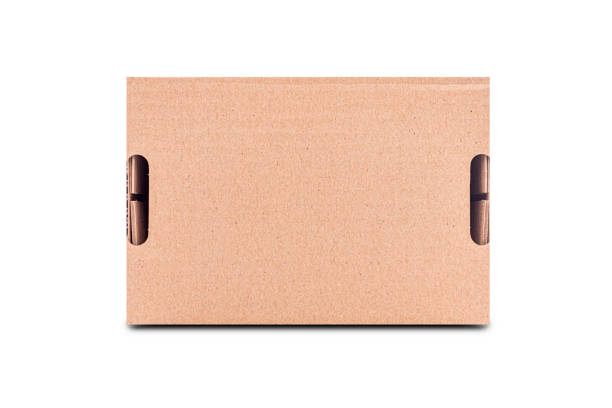 istock Cardboard mail box isolated on white background 1287289887