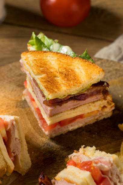 istock Homemade Turkey Club Sandwich 1287289986