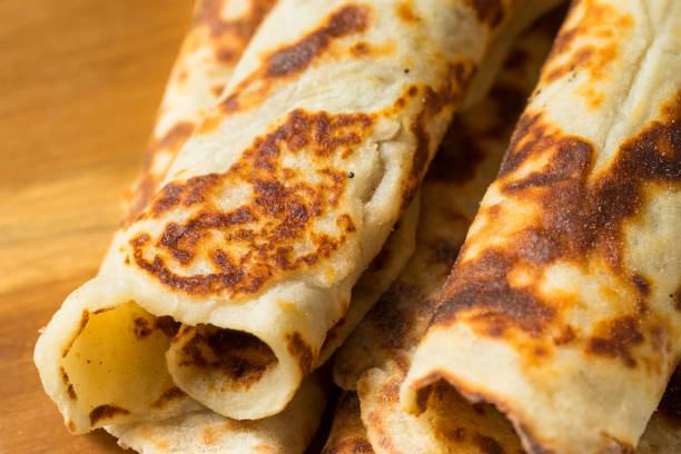 istock Homemade Norwegian Potato Lefse Flatbread 1287293964