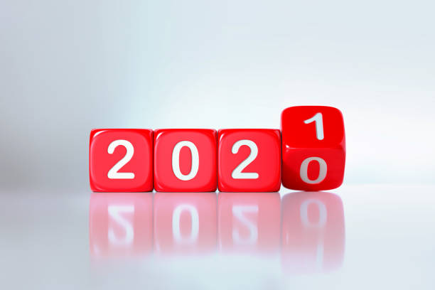 istock Red Dices Changing From 2020 To 2021 Before White Defocused Background 1287294360