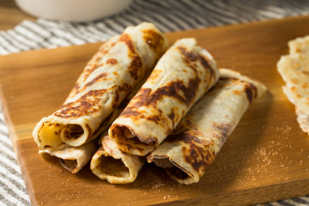istock Homemade Norwegian Potato Lefse Flatbread 1287294476