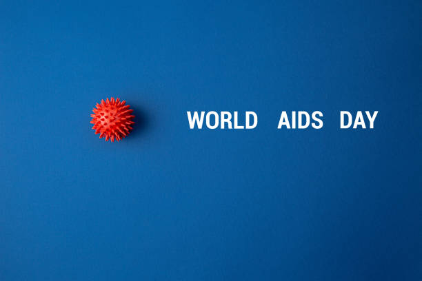 istock Abstract virus strain model World AIDS Day concept 1287295853