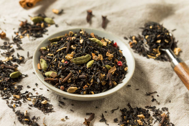 istock Dry Organic Chai Black Tea 1287296193
