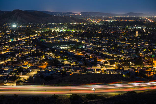 istock Simi Valley California Predawn Night View 1287303230