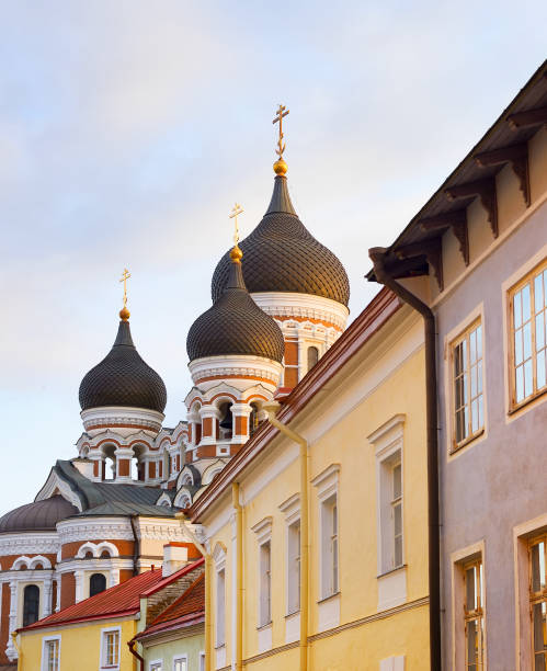 istock Alexander Nevsky Cathedral street Talinn 1287304654