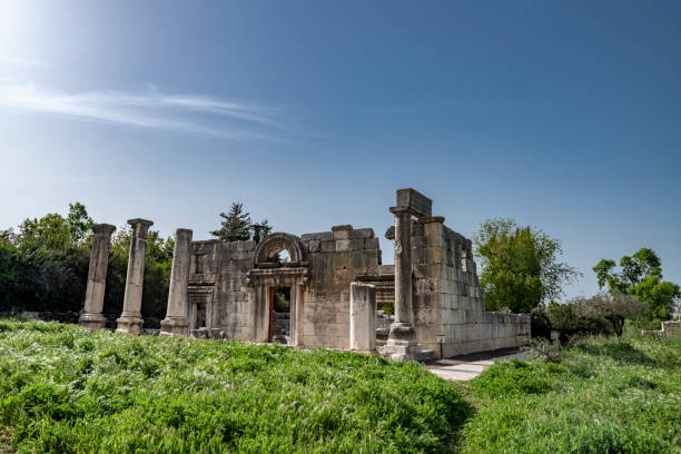 istock Ancient synagogue ruins at Kfar Bar'am in Israel 1287310372