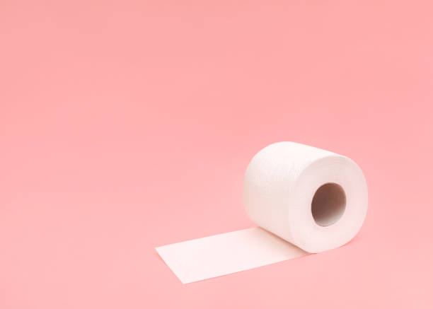 istock Toilet paper roll Template with copy space 1287310433