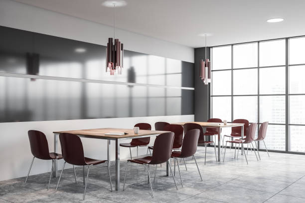 istock White and gray office meeting room corner 1287313094