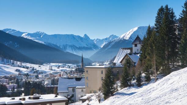 istock Davos Switzerland in the snow 1287313809